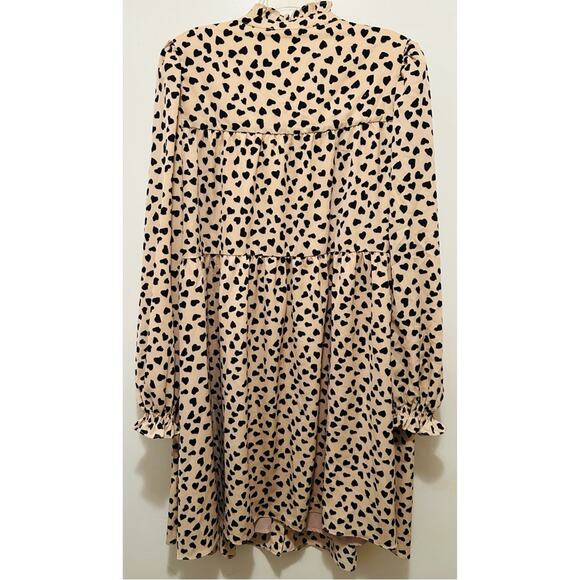 English Factory Dotted Button Detail Mini Dress 3X NWT - Picture 8 of 10